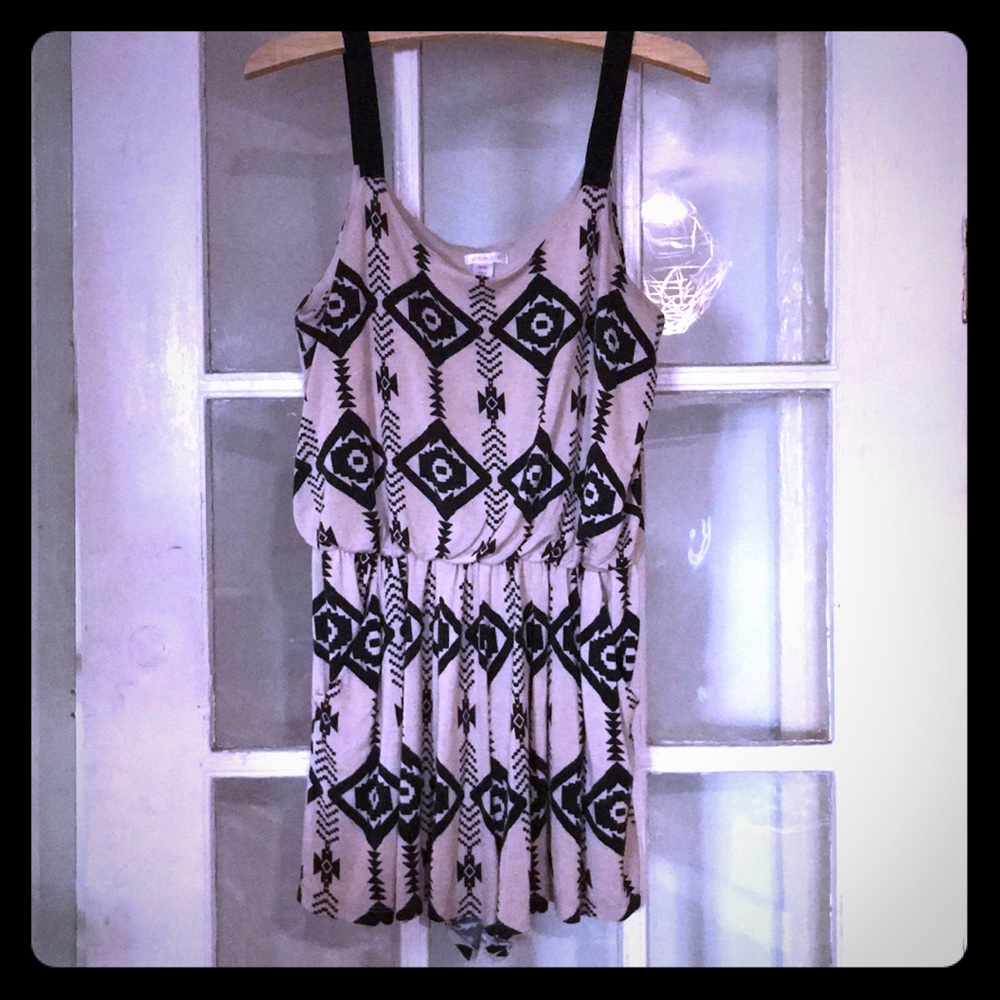 Printed jersey Romper